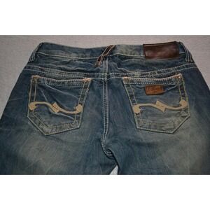 Shane Jeans Co Jeans Womens Size 26 X 31 Distressed Blue Cotton